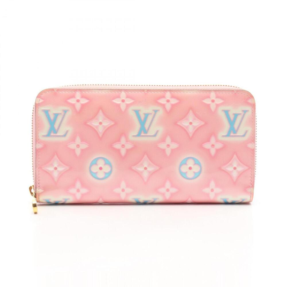 Louis Vuitton Zippy Wallet Round Long Wallet, Patent Leather, Vernis, Women's...